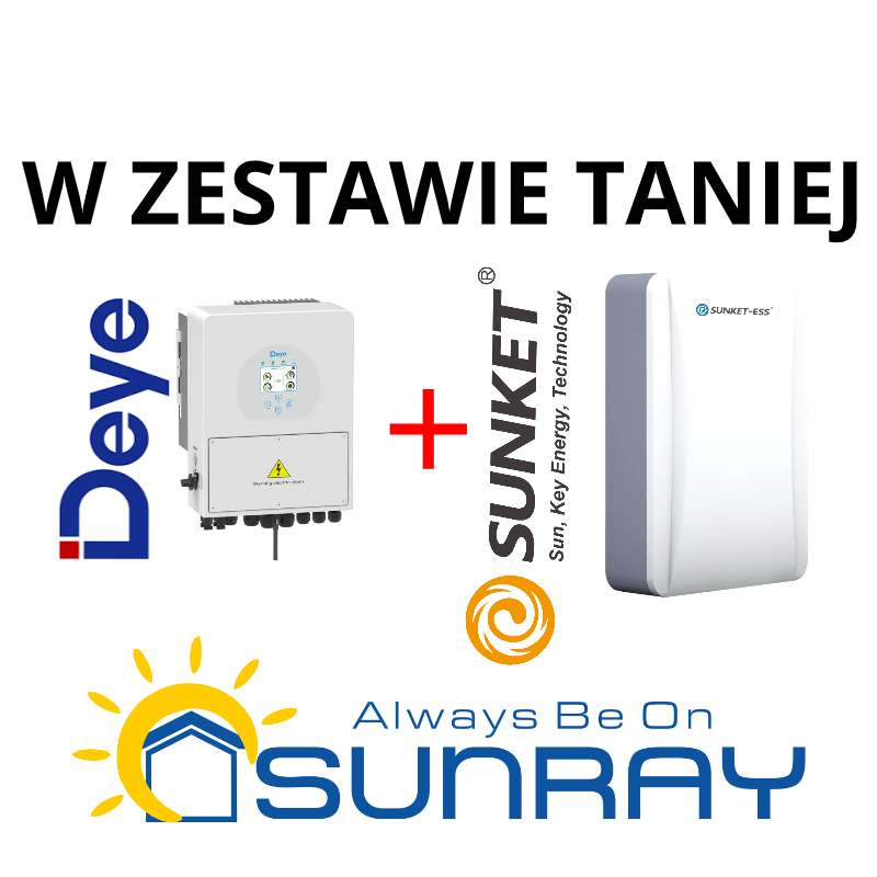 Zestaw Deye Sunket LV 5kW/10kWh